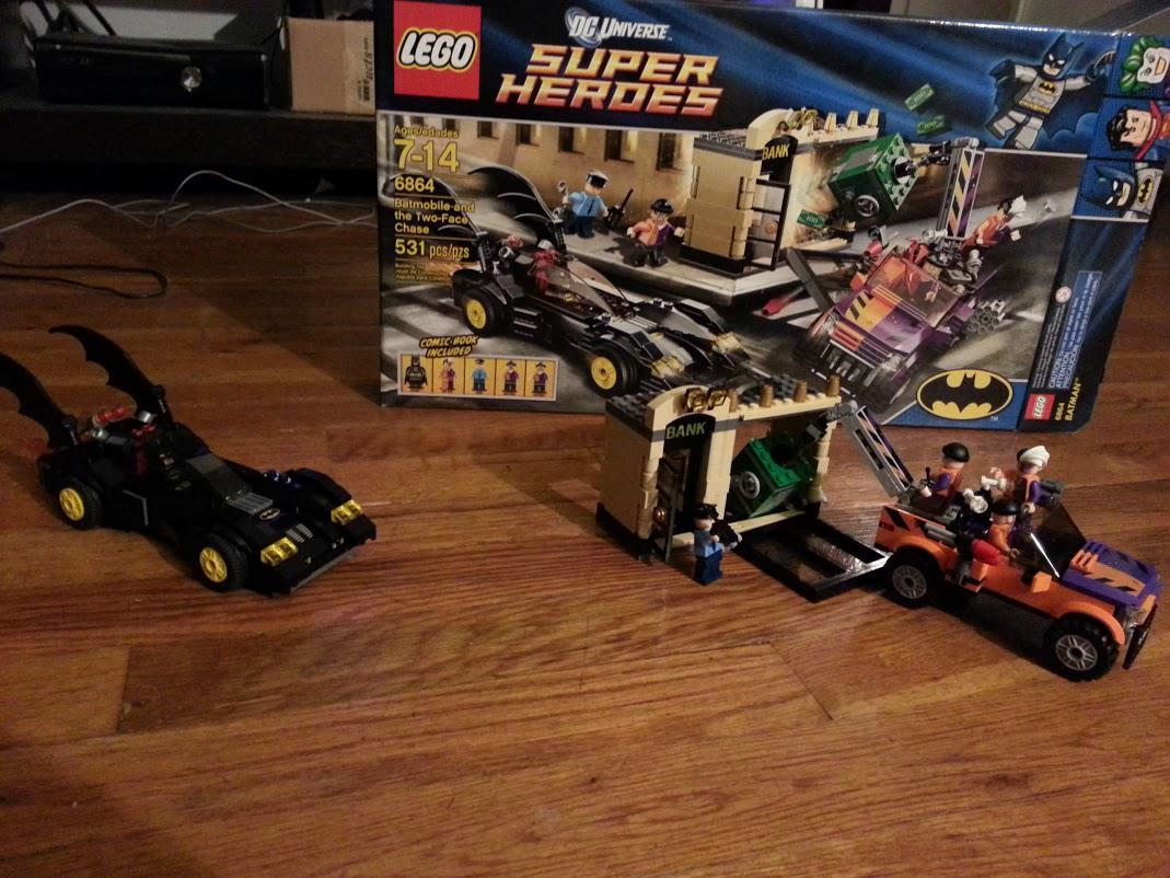 lego batmobile two face chase instructions